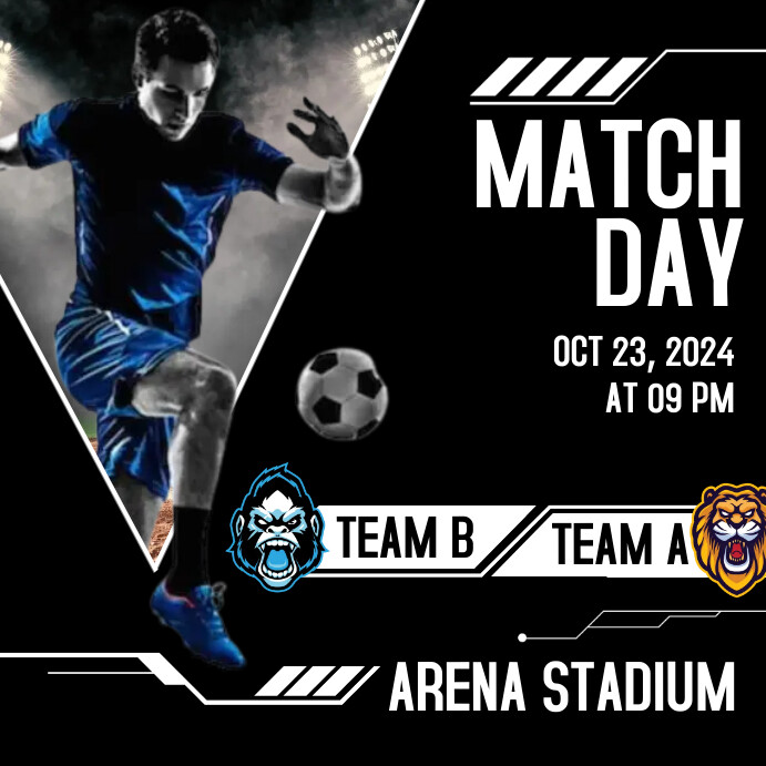 MATCHDAY Template | PosterMyWall