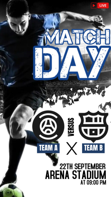 Matchday Soccer Template | PosterMyWall