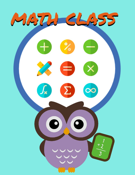 Copy of Math class | PosterMyWall