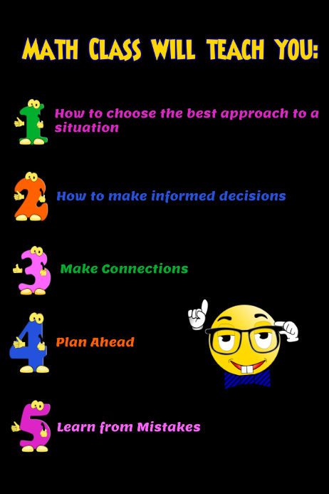 Math Class Poster Template | PosterMyWall