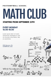 220 Math Customizable Design Templates Postermywall