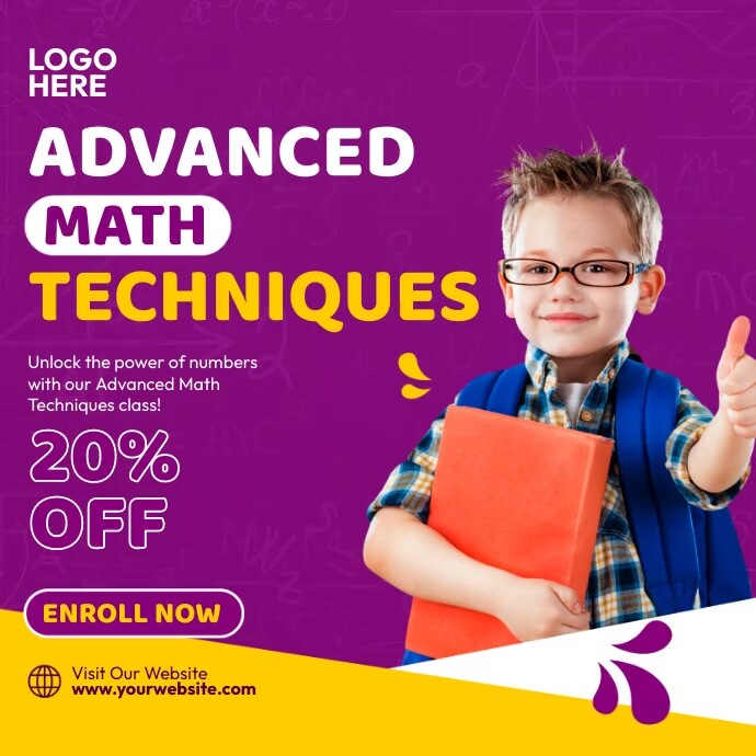 Math Techniques Ads Template | PosterMyWall
