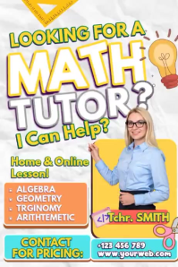 Math Tutoring Services Flyers Template | PosterMyWall