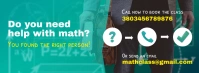 Math Tutor Facebook Cover Template