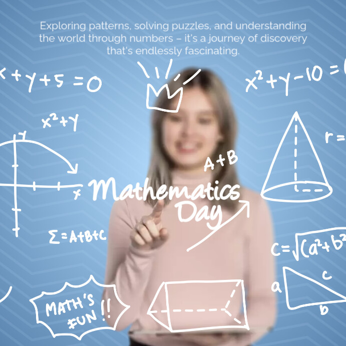 Mathematics Day Instagram Post Template | PosterMyWall