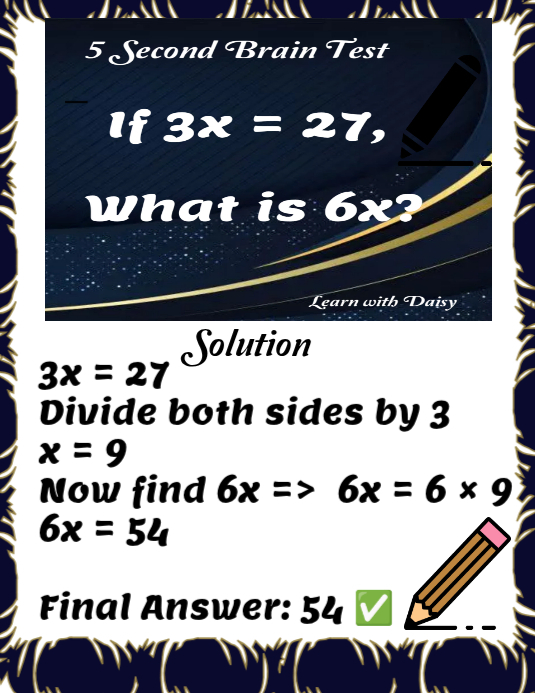 Mathematics flashcard Template | PosterMyWall