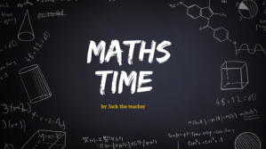 Maths class Zoom backgrounds Digitalt display (16:9) template