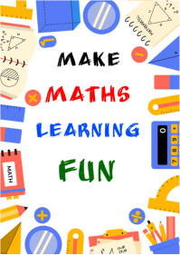 Maths Project Cover Page A4 template