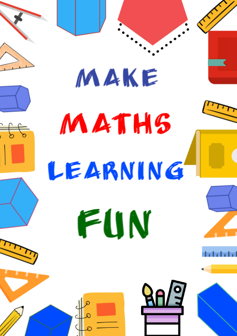 White Math Learning A4 Template | PosterMyWall