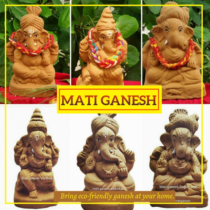 mati ganesh Instagram Post template