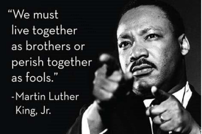Matin Luther king Jr Day celebration Rótulo template