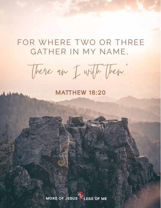MATTHEW 18 20 Template PosterMyWall matthew-18-20-template-postermywall