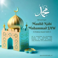 maulid nabi template Instagram-Beitrag
