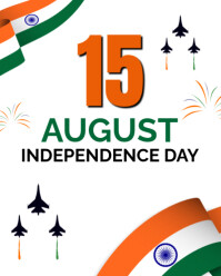 Maximalist "79 Years Of India’s Glory – A Journey Of Freedom And Unity" Instagram Portrait template