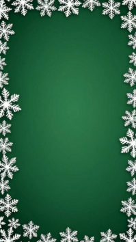 Maximalist “elegant Snowflake Christmas Background” Digital Display (9:16) template