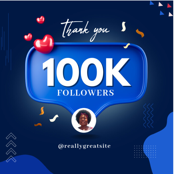 Copy of Maximalist 100k Followers Instagram Post | PosterMyWall