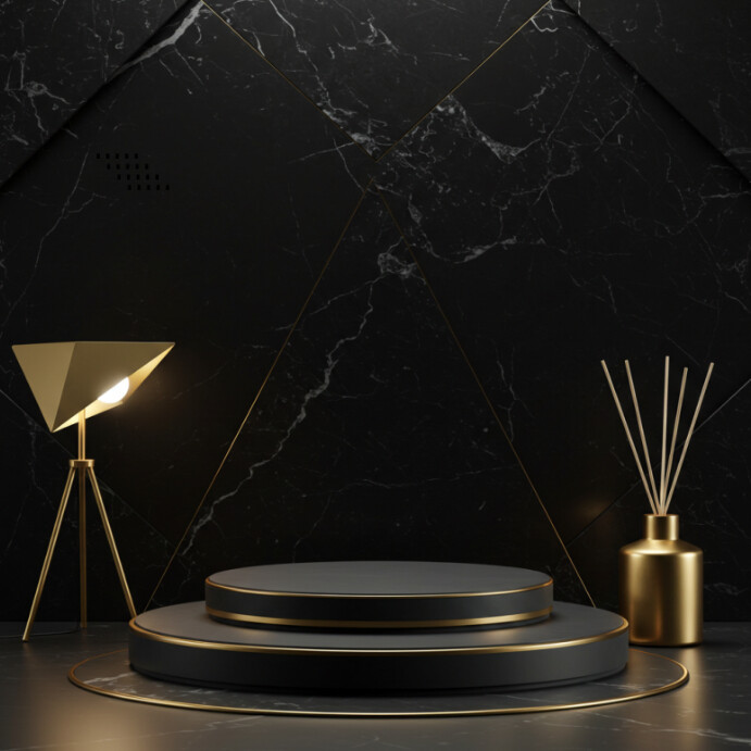 Maximalist 3d Podium Product Display Background  Instagram Post template
