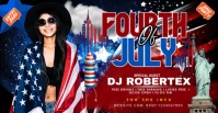 Maximalist 4th Of July Facebook Event Cover template