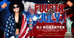 Maximalist 4th Of July Facebook Event Cover template