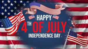 Maximalist 4th Of July Independence Day Twitter Post template