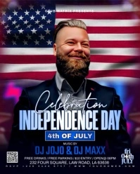 Maximalist 4th Of July Party  Instagram Portrait template