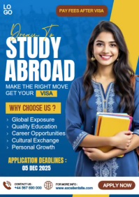 Maximalist Abroad Study Ad Video Template A4