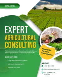 Maximalist Agriculture Farming Caring Service Company Ad Instagram Portrait template