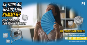 Maximalist Air Condition Services Ad Facebook template
