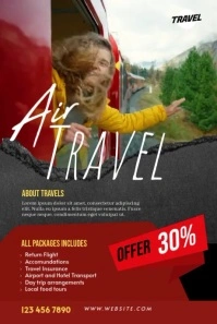 Maximalist Air Travel Ticket Pinterest Graphi Pinterest-afbeelding template