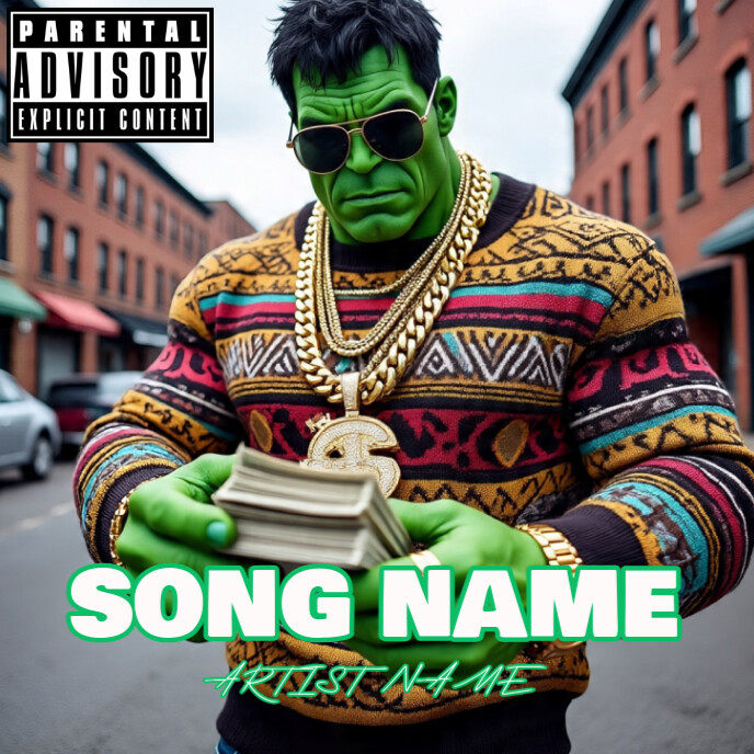 Maximalist Album Cover Albumcover template