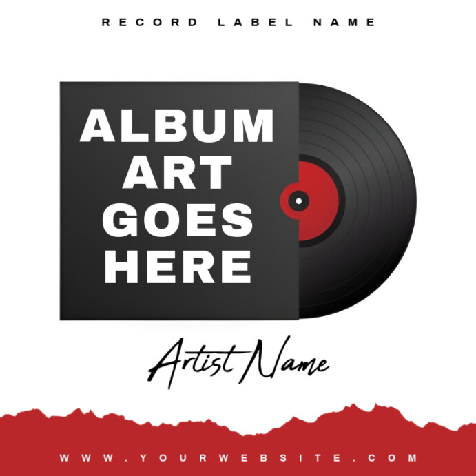 Maximalist Album Cover Square (1:1) template
