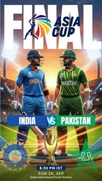Maximalist Asia Cup Final India Vs Pakistan Instagram Story template