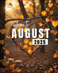 Maximalist August Calendar Event  Instagram Portrait template