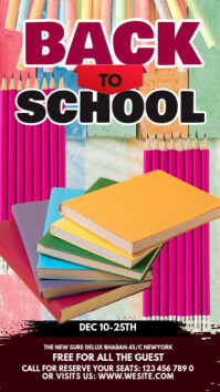 Maximalist Back 2 School  Whatsapp Status WhatsApp-Status template