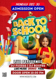 Maximalist Back To School A6 template