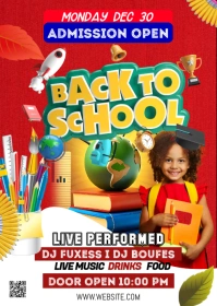 Maximalist Back To School A6 template