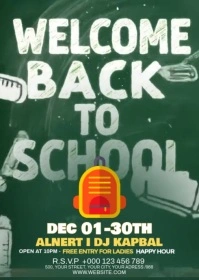 Maximalist Back To School A6 template