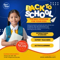 Maximalist Back To School Instagram Post template