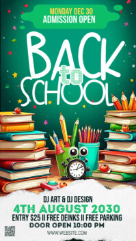 Maximalist Back To School Instagram Story template