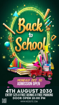Maximalist Back To School  Instagram Story template