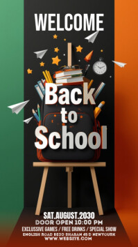 Maximalist Back To School  Instagram Story template