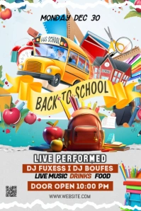 Maximalist Back To School Pinterest Graphic Ihluzo le-Pinterest template