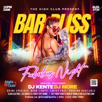 Maximalist Bar Fabulous Night Instagram Post template
