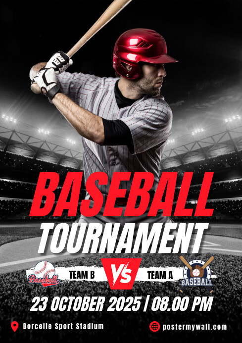 Copy of Maximalist Baseball Tournament A4 | PosterMyWall