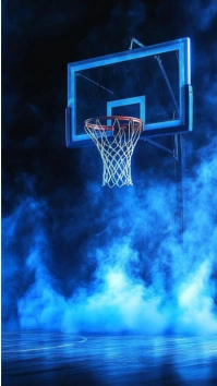 Maximalist Basketball Poster Background Digital Display (9:16) template