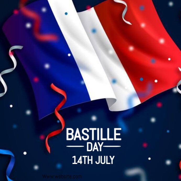 Maximalist Bastille Instagram Post template