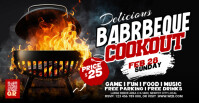 Maximalist Bbq Party Facebook Event Cover template