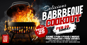 Maximalist Bbq Party Facebook Event Cover template