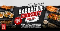 Maximalist Bbq Party  Facebook Event Cover template