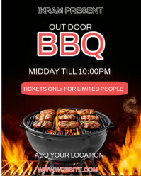 Maximalist Bbq Party  Instagram Portrait template